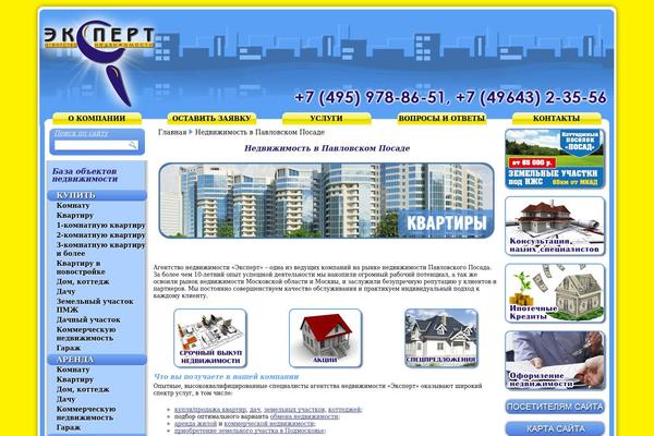 WordPress website example screenshot