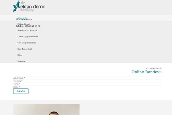 WordPress website example screenshot