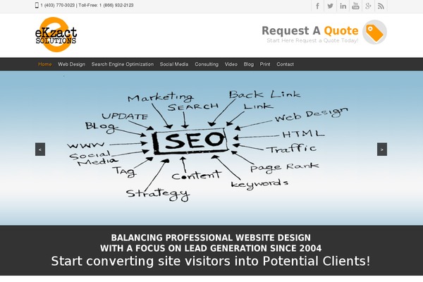 ekzact.com site used Ekzactsolution