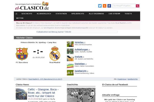 el-clasico.de site used Clasicov2