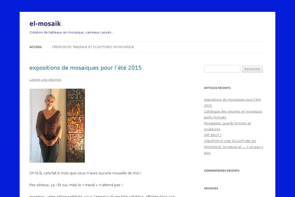 Twenty Eleven theme site design template sample