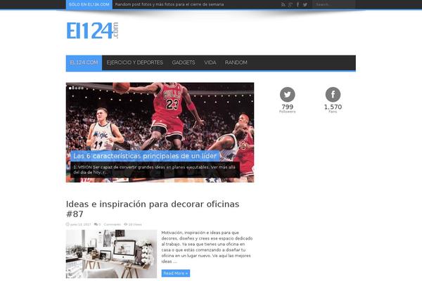 Jarida theme site design template sample