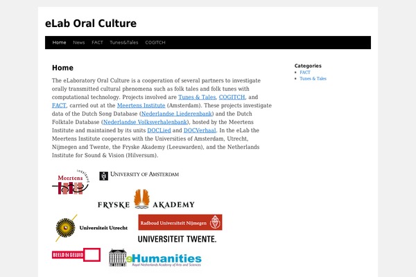 WordPress website example screenshot