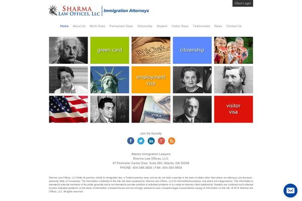 sharma theme websites examples