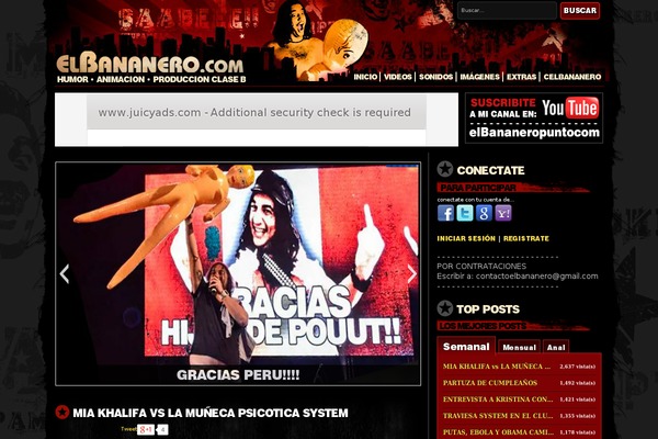 elbananero.com site used Bananero