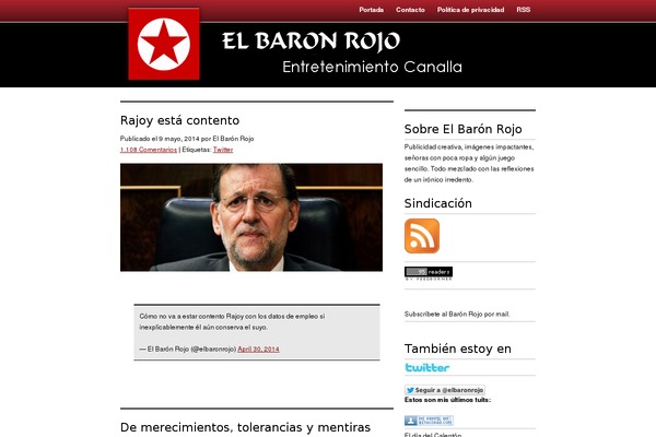 elbaronrojo.net site used Vertigo-red-2column