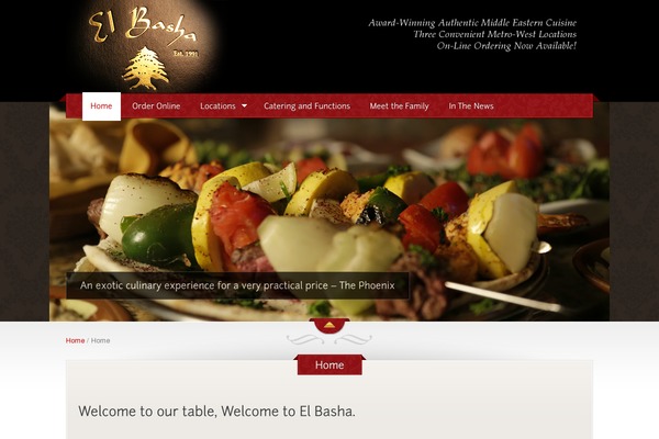 The Restaurant theme site design template sample