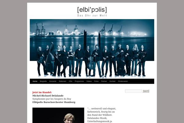 Twenty Ten theme site design template sample