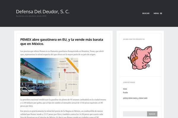 WordPress website example screenshot