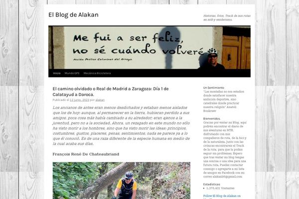 WordPress website example screenshot