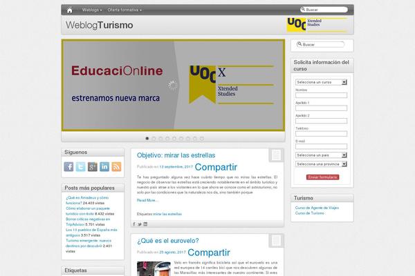 Educacionline theme site design template sample