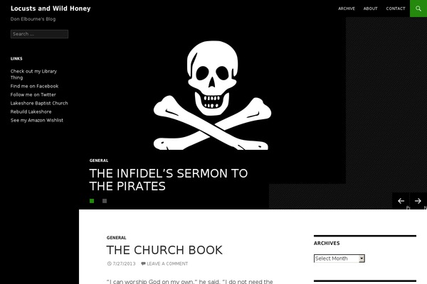 Twenty Fourteen theme site design template sample