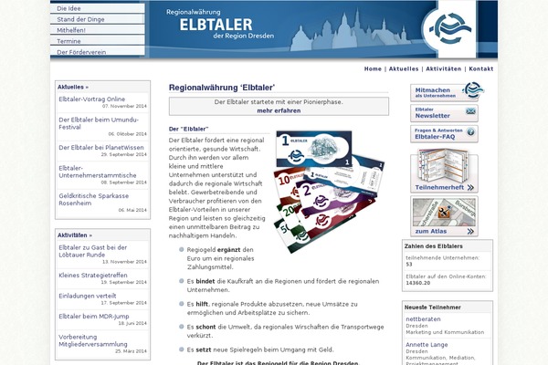 elbtaler.de site used Elbtaler