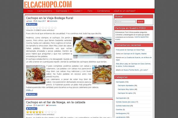 elcachopo.com site used Frontier-hijo