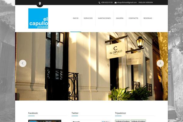 Soho Hotel theme site design template sample