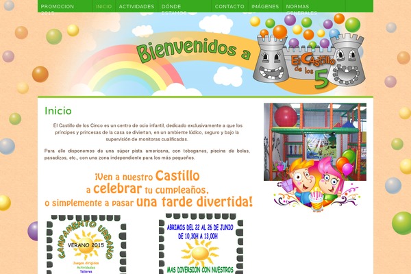 elcastillodeloscinco.es site used Child_care_creative