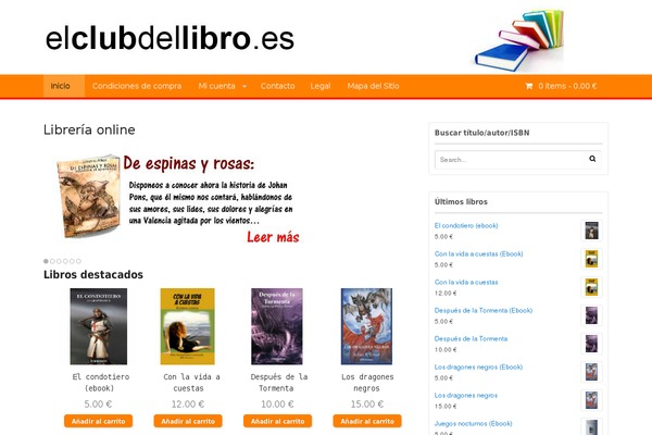 elclubdellibro.es site used Logbook WP