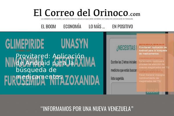 elcorreodelorinoco.com site used Typo