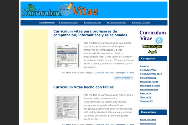 elcurriculumvitae.org site used Seomeganichos