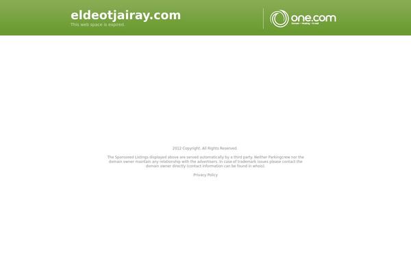 Vantage theme site design template sample