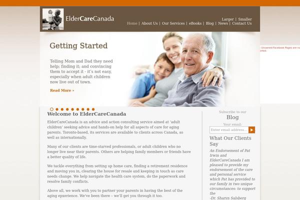 eldercarecanada.ca site used Eldercare