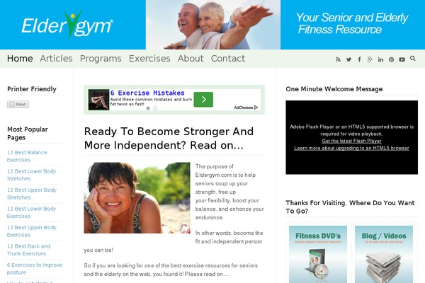 eldergym.com site used Memberoni-child