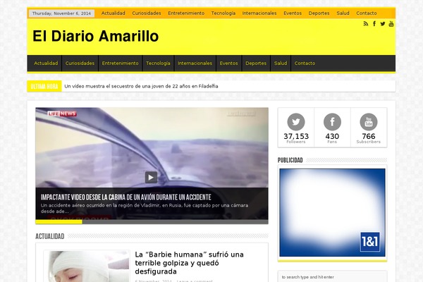 eldiarioamarillo.com site used Sahifa