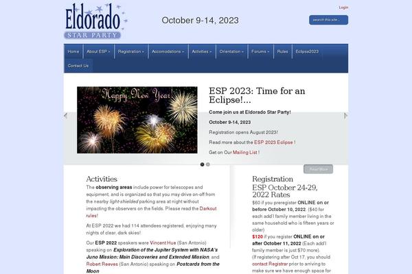 eldoradostarparty.org site used Esp