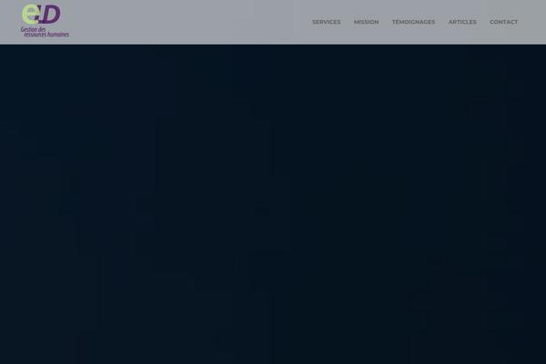 Polar theme site design template sample