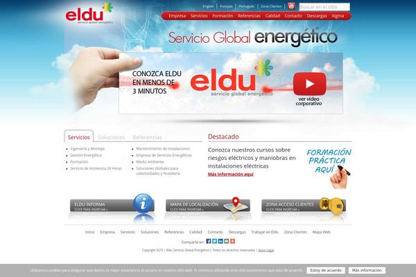 eldu.com site used Eldu-responsive