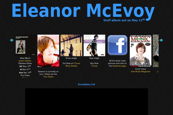 eleanormcevoy.com site used Typografia