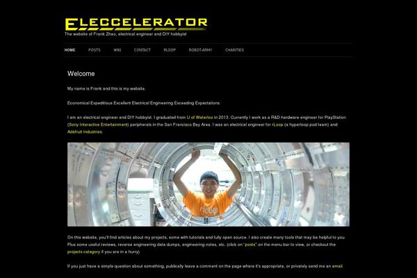 eleccelerator.com site used Twentytwelve-dark