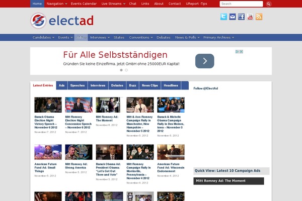 electad.com site used Electad
