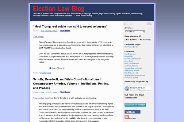 electionlawblog.org site used Elb2021