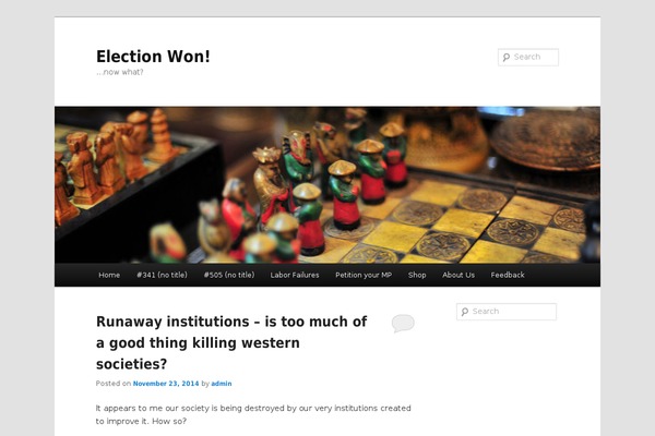 WordPress website example screenshot