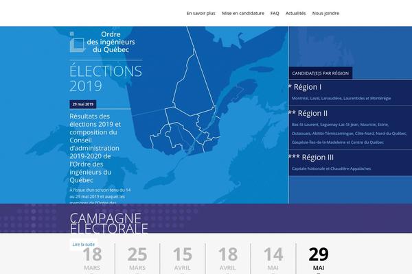 WordPress website example screenshot