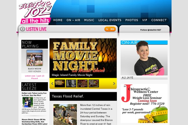 Celebritypress5 theme site design template sample