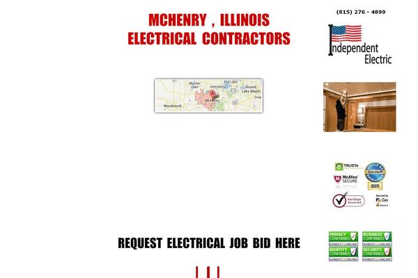 electricalcontractorchicago.com site used Marketer Blank Theme