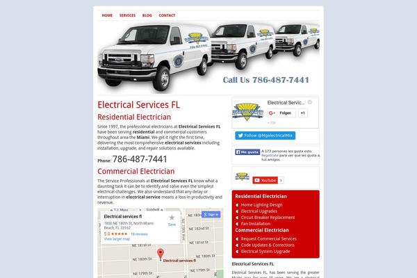 electricalservicesfl.com site used Freshblog