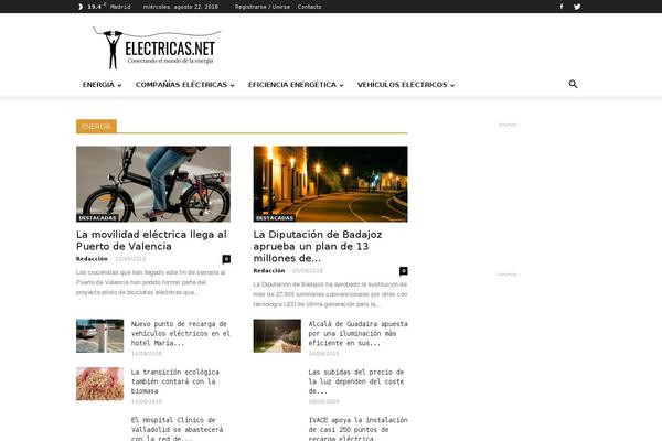 electricas.net site used Noticia