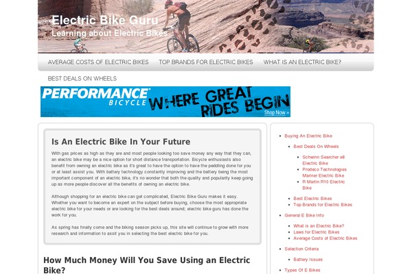electricbikeguru.com site used Multitheme.1.0