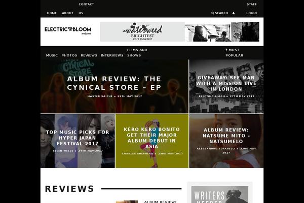 15Zine theme site design template sample