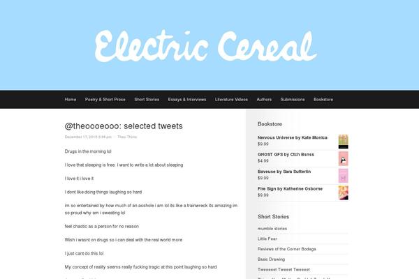 electriccereal.com site used Retinalib