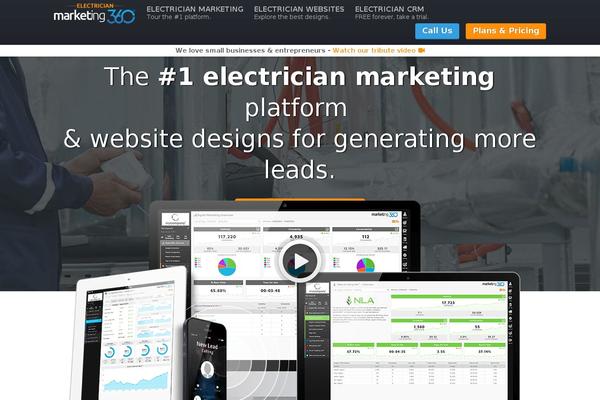 electricianmarketing360.com site used Marketing360-vertical