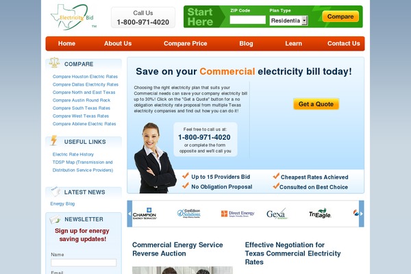 WordPress website example screenshot