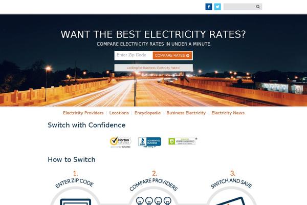 electricityrates.com site used Er