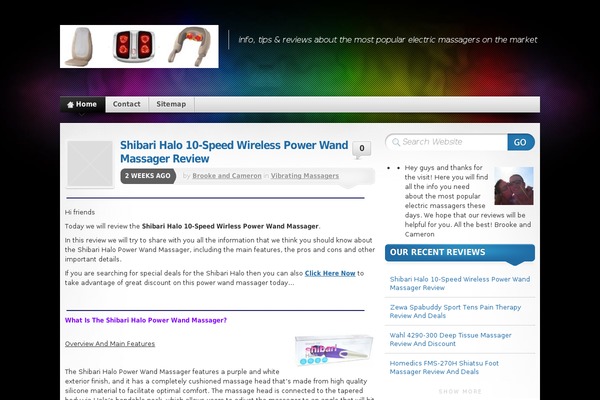 Mystique theme site design template sample