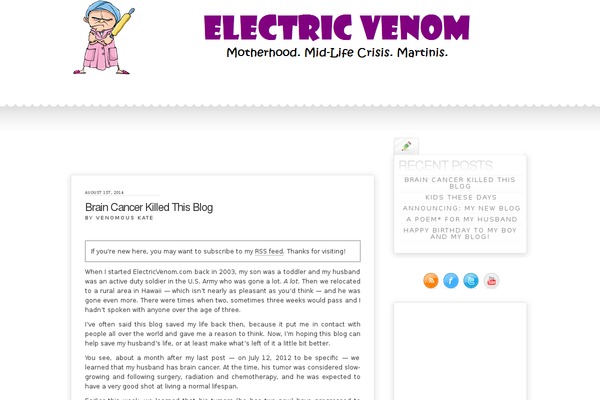 electricvenom.com site used Jessica Fletcher Redux