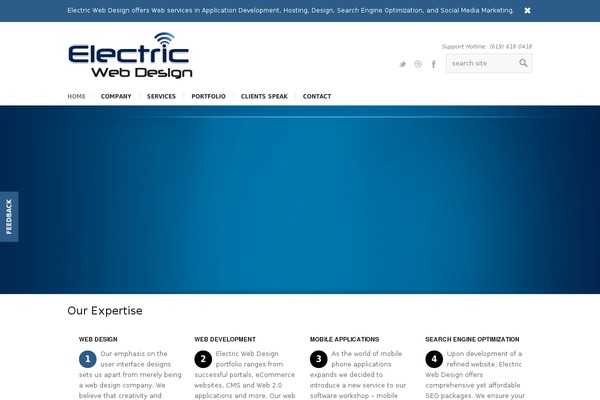 electricwebdesign.com site used Rs-infosoft