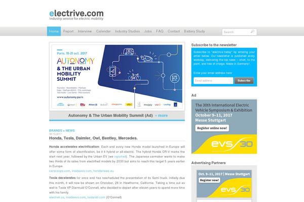 electrive.com site used Electrive-2013